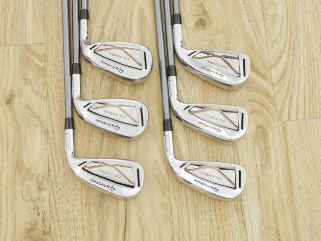 Iron set : Taylormade : ชุดเหล็ก Taylormade SIM GLOIRE (รุ่นปี 2021 รุ่นท๊อปสุด Japan Spec) มีเหล็ก 5-Pw (6 ชิ้น) ก้าน Fujikura MCI Black 80 Flex R