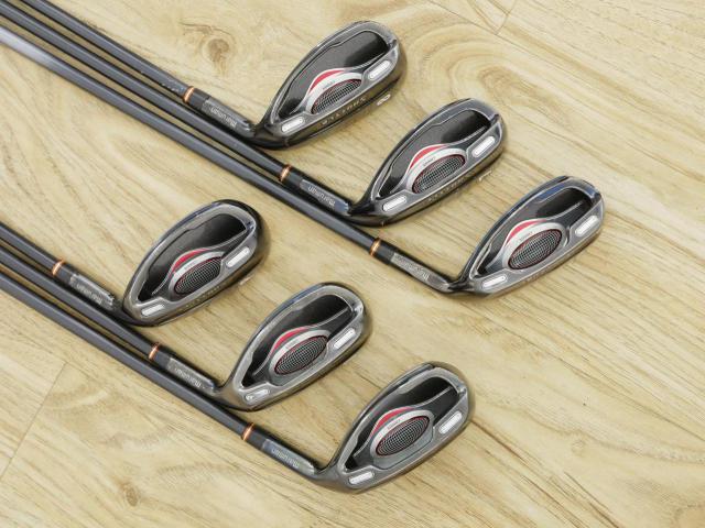 Iron set : Maruman : ชุดเหล็กกระเทย Maruman Shuttle i3000x มีเหล็ก 6-10,Pw (6 ชิ้น เทียบเท่า 5-Pw) ก้านกราไฟต์ Flex R 