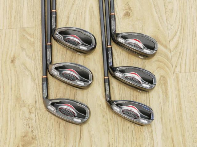 Iron set : Maruman : ชุดเหล็กกระเทย Maruman Shuttle i3000x มีเหล็ก 6-10,Pw (6 ชิ้น เทียบเท่า 5-Pw) ก้านกราไฟต์ Flex R 