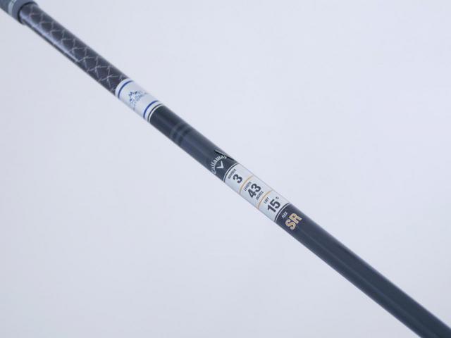 Fairway Wood : callaway : หัวไม้ 3 Callaway Paradym AI Smoke Triple Diamond (รุ่นปี 2024 Low Spin สุดๆ) Loft 15 ก้าน Mitsubishi TENSEI 50 Flex SR