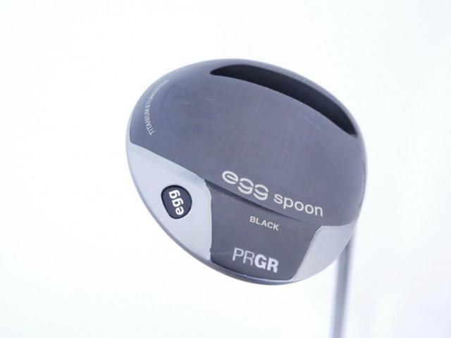 Fairway Wood : PRGR : หัวไม้ 3 PRGR Egg Spoon BLACK (ปี 2022) Loft 15 ก้าน Mitsubishi Diamana Flex S