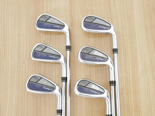 Iron set : Callaway : ชุดเหล็ก Callaway Paradym (ออกปี 2023 Japan Spec.) มีเหล็ก 6-Pw,Aw (6 ชิ้น) ก้านเหล็ก NS Pro ZELOS 7 Flex S