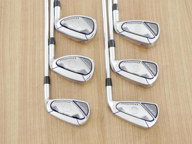 Iron set : Yamaha : ชุดเหล็ก Yamaha Inpres DriveStar (ออกปี 2023 ตีไกลที่สุด ไกลกว่าเหล็กทั่วไป 2 เบอร์ หน้าเด้งมากๆ) มีเหล็ก 7-Pw,Aw,As (6 ชิ้น) ก้านเหล็ก NS Pro 850 Neo Flex S