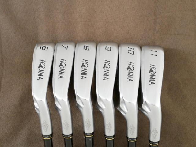 Iron set : Honma : Honma Beres MG703 (หน้าเด้ง) มีเหล็ก 6-11 (6 ชิ้น เทียบเท่า 5-Pw) ก้าน ARMRQ UD49 Flex R (1 ดาว)