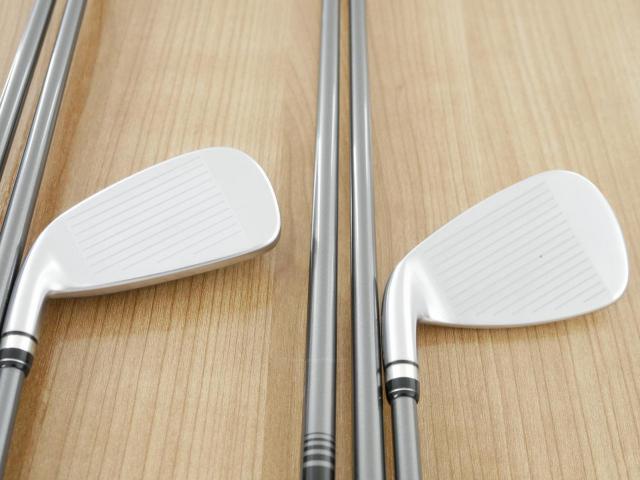 Iron set : PRGR : ชุดเหล็กกระเทย PRGR Super Egg Iron (รุ่นปี 2023 ตัวท๊อปสุด หน้าเด้งเกินกฏ ใช้แข่งไม่ได้ ตีไกลมากๆ) มีเหล็ก 5-Pw,Aw,As,Sw (9 ชิ้น เต็มเซ็ต) ก้านกราไฟต์ Flex SR (M-40)