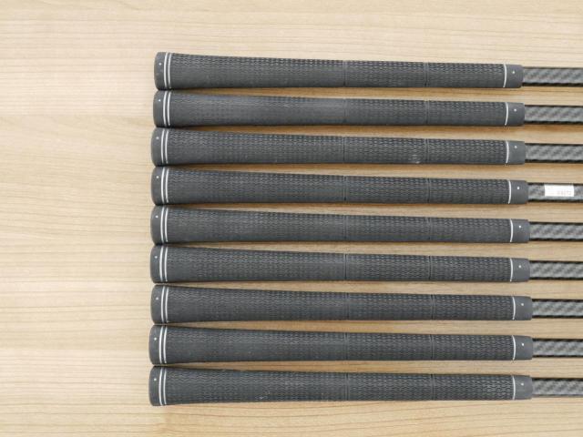 Iron set : PRGR : ชุดเหล็กกระเทย PRGR Super Egg Iron (รุ่นปี 2023 ตัวท๊อปสุด หน้าเด้งเกินกฏ ใช้แข่งไม่ได้ ตีไกลมากๆ) มีเหล็ก 5-Pw,Aw,As,Sw (9 ชิ้น เต็มเซ็ต) ก้านกราไฟต์ Flex SR (M-40)