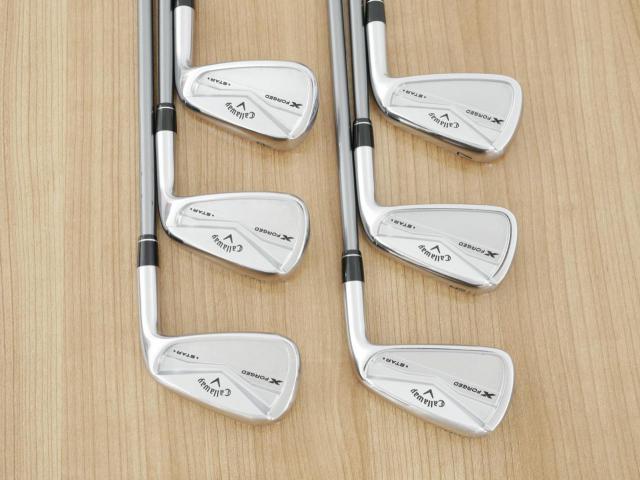 Iron set : Callaway : ชุดเหล็ก Callaway X Forged Star (ออกปี 2024) มีเหล็ก 5-Pw (6 ชิ้น) ก้านกราไฟต์ Fujikura MC 80 Flex S