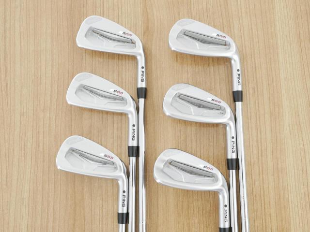Iron set : Ping : ชุดเหล็ก Ping S55 มีเหล็ก 5-Pw (6 ชิ้น) ก้านเหล็ก Ping CFS Flex S