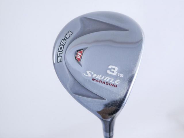 Fairway Wood : Maruman : **มีบุบ** หัวไม้ 3 Maruman Shuttle M-Sole Loft 15 Flex SR