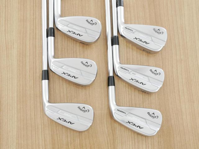 Iron set : Callaway : ชุดเหล็ก Callaway APEX Pro Forged (ออกปี 2022) มีเหล็ก 5-Pw (6 ชิ้น) ก้านเหล็ก NS Pro Modus 105 Flex S