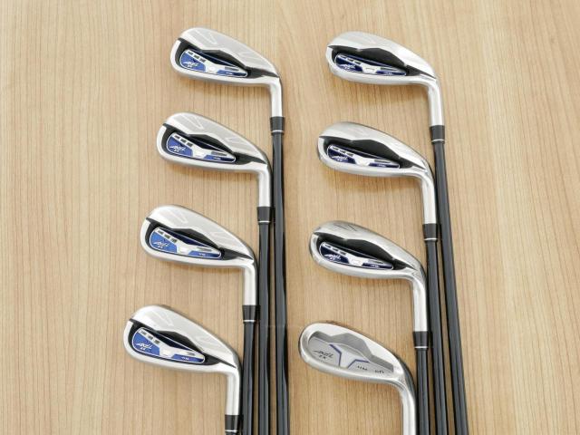 Iron set : Tsuruya : ชุดเหล็ก Tsuruya AXEL ZX HM (หน้าเด้ง ตีไกลมาก) มีเหล็ก 5-Pw,Aw,As (8 ชิ้น) ก้านกราไฟต์ Flex R