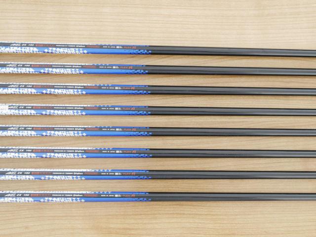 Iron set : Tsuruya : ชุดเหล็ก Tsuruya AXEL ZX HM (หน้าเด้ง ตีไกลมาก) มีเหล็ก 5-Pw,Aw,As (8 ชิ้น) ก้านกราไฟต์ Flex R