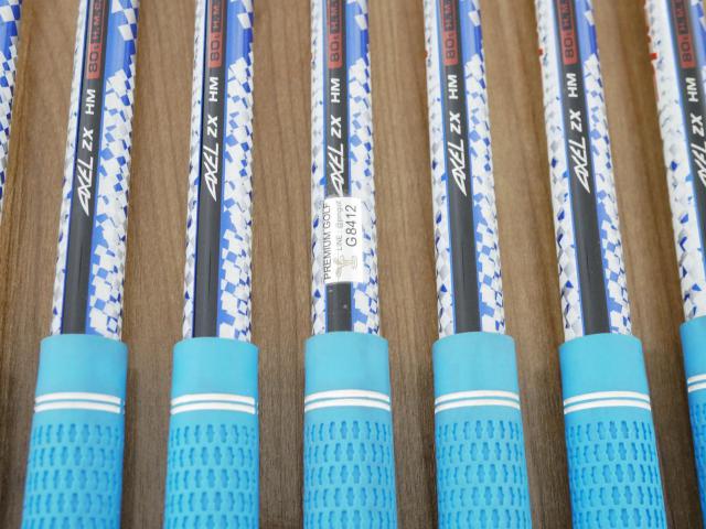 Iron set : Tsuruya : ชุดเหล็ก Tsuruya AXEL ZX HM (หน้าเด้ง ตีไกลมาก) มีเหล็ก 5-Pw,Aw,As (8 ชิ้น) ก้านกราไฟต์ Flex R