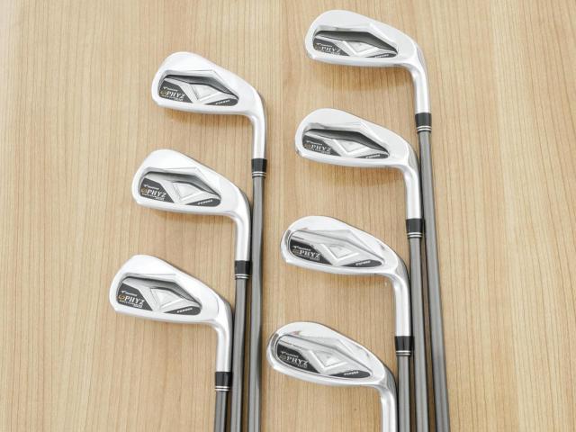 Iron set : Tourstage : ชุดเหล็ก Tourstage PHYZ Forged (ซีรี่ย์ท๊อป นุ่มไกล) มีเหล็ก 5-Pw,Aw (7 ชิ้น) ก้านกราไฟต์ Flex R