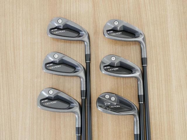 Iron set : Epon : ชุดเหล็ก EPON EF-02I Forged (ออกปี 2022 ใบใหญ่ ตีง่าย ไกล) มีเหล็ก 6-Pw,Aw (6 ชิ้น) ก้านกราไฟต์ KBS TGI 70 Flex R
