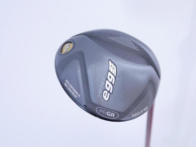 Fairway Wood : PRGR : หัวไม้ 3 PRGR Super Egg (หน้าเด้งเกินกฏ COR 0.84 ปี 2017 หายากมาก) Loft 16 ก้าน Fujikura Speeder Evolution III FW 60 Flex S