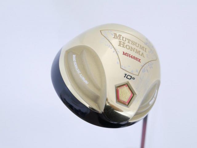 Driver : Other Brand : ไดรเวอร์ Mutsumi Honma MH488X (หัวขนาด 488cc. หน้าเด้งเกินกฏ) Loft 10.5 Flex R