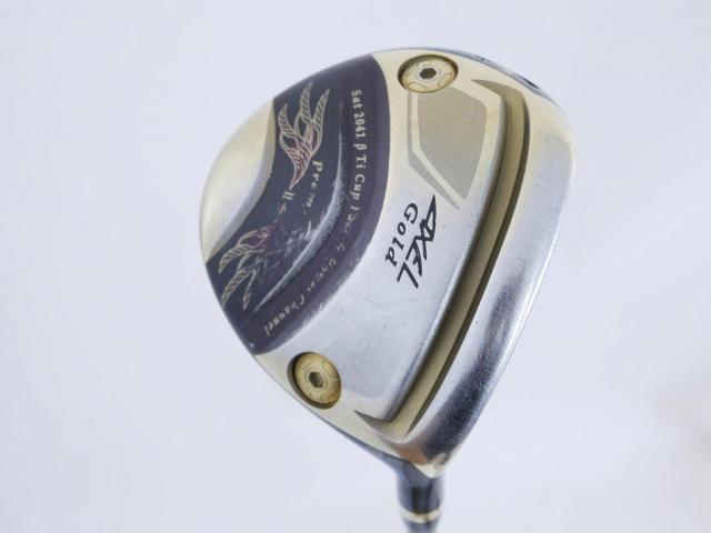 Fairway Wood : Tsuruya : หัวไม้ 3 Tsuruya AXEL Gold Premium II (รุ่นท๊อปสุด หายากมาก) Loft 15 Flex R