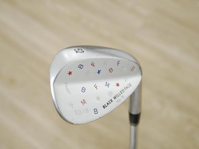 Wedge : Other : Wedge BMF BLACK MILLED FACE Ver III Loft 52 ก้านเหล็ก Dynamic Gold S200