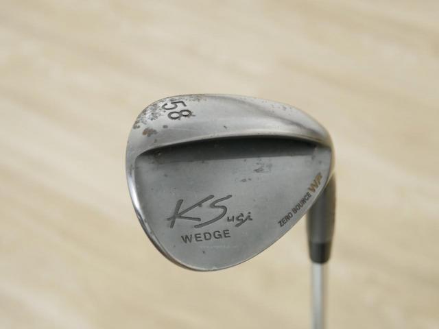 Wedge : Other : Wedge Maruman KS Zero Bounce WF Forged (รุ่นใหม่ ใบใหญ่ ตีง่ายมาก) Loft 58 ก้านเหล็ก 