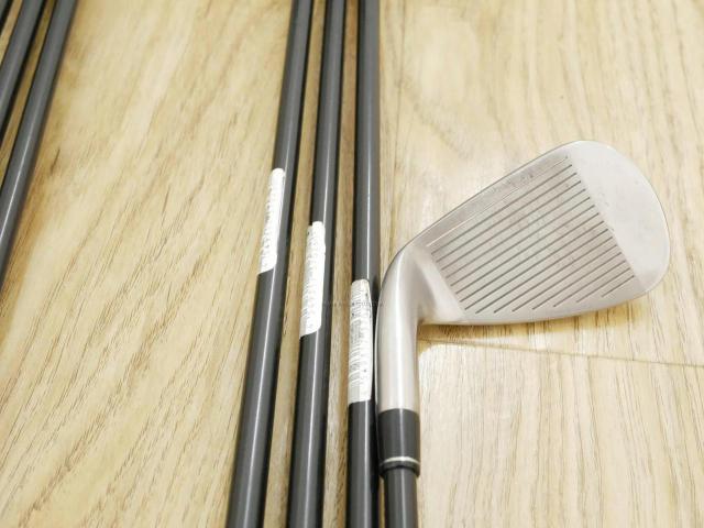 Iron set : Yonex : ชุดเหล็ก Yonex E-Zone Tri-G (รุ่นปี 2017 หน้าเด้ง ตีไกลมากๆ) มีเหล็ก 5-Pw,Sw (7 ชิ้น) ก้านกราไฟต์ Flex SR