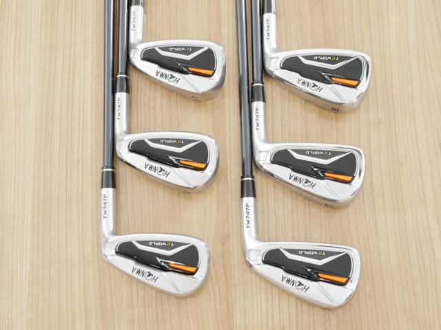 Iron set : Honma : ชุดเหล็ก Honma Tour World TW747P (รุ่นปี 2019) มีเหล็ก 6-11 (6 ชิ้น) ก้านกราไฟต์ Honma Vizard IB-WF 85 Flex S