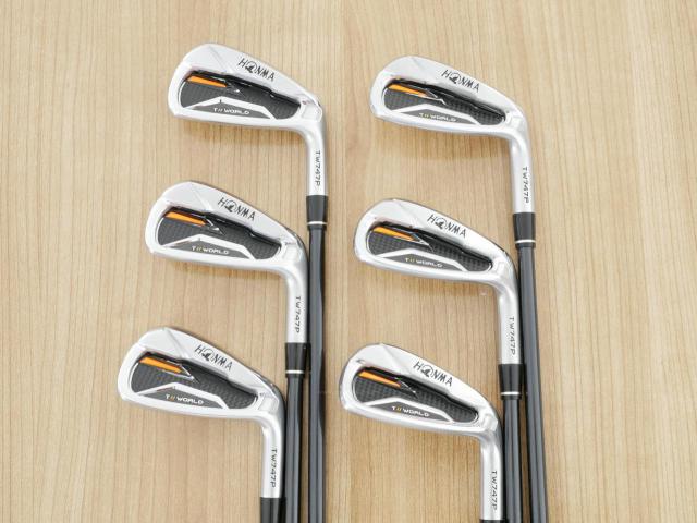 Iron set : Honma : ชุดเหล็ก Honma Tour World TW747P (รุ่นปี 2019) มีเหล็ก 6-11 (6 ชิ้น) ก้านกราไฟต์ Honma Vizard IB-WF 85 Flex S