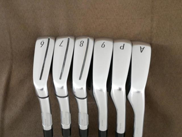 Iron set : Taylormade : ชุดเหล็ก Taylormade Qi (ออกปี 2024 Japan Spec.) มีเหล็ก 6-Pw,Aw (6 ชิ้น) ก้านเหล็ก NS Pro 820GH Flex R