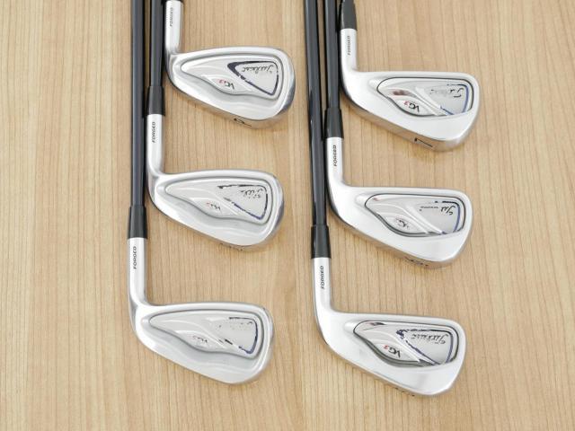 Iron set : Titleist : ชุดเหล็ก Titleist VG3 Forged (Japan Spec. ออกปี 2015) มีเหล็ก 5-Pw (6 ชิ้น) ก้านกราไฟต์ Mitsubishi Rayon VGi 60 Flex S