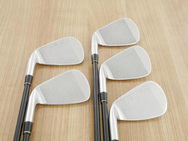 Iron set : Romaro : ชุดเหล็ก Romaro Ray Alpha (ปี 2017 ใบใหญ่ หน้า Titanium) มีเหล็ก 6-Pw (5 ชิ้น) ก้านกราไฟต์ Flex R