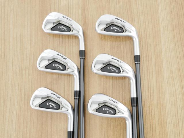 Iron set : Callaway : ชุดเหล็ก Callaway APEX DCB Forged (ปี 2022) มีเหล็ก 5-Pw (6 ชิ้น) ก้านกราไฟต์ Mitsubishi Diamana 55 Flex S