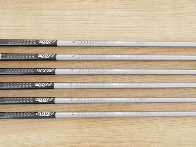 Iron set : PRGR : ชุดเหล็กกระเทย PRGR Egg PC (รุ่นปี 2019 ตีง่ายและไกลมากๆ โกงสุดๆ) มีเหล็ก 7-Pw,As,Sw (6 ชิ้น) ก้านกราไฟต์ M-37 Flex R