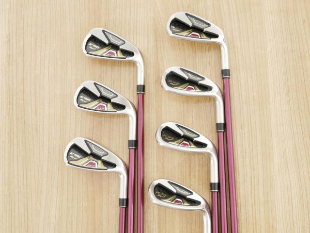 Iron set : Yonex : ชุดเหล็ก Yonex Royal DTP (ออกปี 2016 ท๊อปสุด ก้านดีมาก หน้าเด้ง ตีไกลสุดๆ) มีเหล็ก 7-Pw,Aw,As,Sw (7 ชิ้น) ก้านกราไฟต์ Flex SR