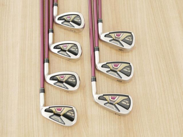 Iron set : Yonex : ชุดเหล็ก Yonex Royal DTP (ออกปี 2016 ท๊อปสุด ก้านดีมาก หน้าเด้ง ตีไกลสุดๆ) มีเหล็ก 7-Pw,Aw,As,Sw (7 ชิ้น) ก้านกราไฟต์ Flex SR