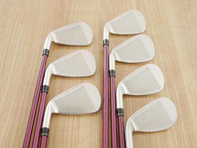 Iron set : Yonex : ชุดเหล็ก Yonex Royal DTP (ออกปี 2016 ท๊อปสุด ก้านดีมาก หน้าเด้ง ตีไกลสุดๆ) มีเหล็ก 7-Pw,Aw,As,Sw (7 ชิ้น) ก้านกราไฟต์ Flex SR