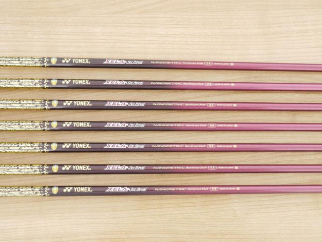 Iron set : Yonex : ชุดเหล็ก Yonex Royal DTP (ออกปี 2016 ท๊อปสุด ก้านดีมาก หน้าเด้ง ตีไกลสุดๆ) มีเหล็ก 7-Pw,Aw,As,Sw (7 ชิ้น) ก้านกราไฟต์ Flex SR