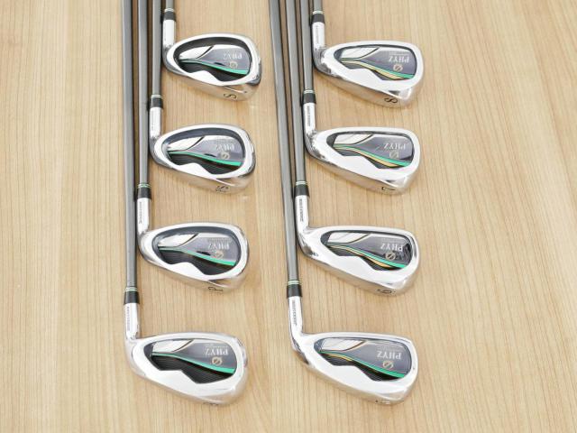 Iron set : Tourstage : ชุดเหล็ก Tourstage PHYZ (ซีรี่ย์ท๊อป ใบใหญ่ ตีง่าย ไกล) มีเหล็ก 5-Pw,Aw,Sw (8 ชิ้น) ก้านกราไฟต์ Flex R