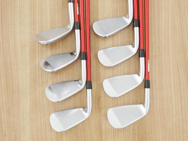Iron set : Bridgestone : ชุดเหล็ก Bridgestone J15 (ตีง่าย ไกล) มีเหล็ก 5-Pw,Aw,Sw (8 ชิ้น) ก้านกราไฟต์ Tour AD Flex S