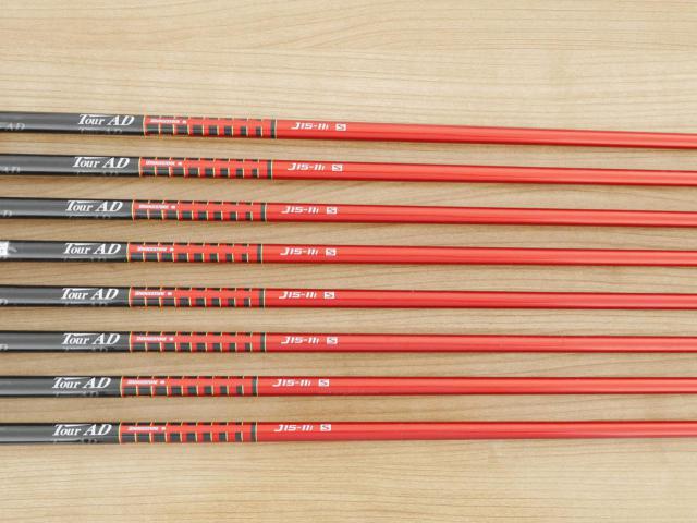 Iron set : Bridgestone : ชุดเหล็ก Bridgestone J15 (ตีง่าย ไกล) มีเหล็ก 5-Pw,Aw,Sw (8 ชิ้น) ก้านกราไฟต์ Tour AD Flex S