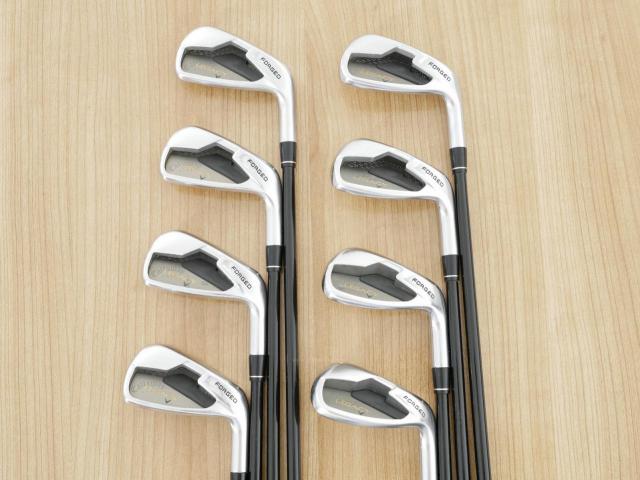 Iron set : Callaway : ชุดเหล็ก Callaway Legacy V (Forged) มีเหล็ก 4-Pw,Aw (8 ชิ้น) ก้านกราไฟต์ Flex SR