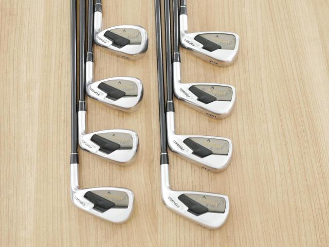 Iron set : Callaway : ชุดเหล็ก Callaway Legacy V (Forged) มีเหล็ก 4-Pw,Aw (8 ชิ้น) ก้านกราไฟต์ Flex SR