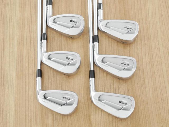 Iron set : PRGR : ชุดเหล็ก PRGR 03 Forged (รุ่นปี 2023 ตีง่าย ไกลมากๆๆ) มีเหล็ก 6-Pw,AW (6 ชิ้น) ก้านเหล็ก Project X 6.0 Flex SX