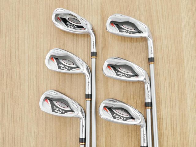 Iron set : Maruman : ชุดเหล็กกระเทย Maruman Shuttle i3000Mx (ตีง่ายมากๆ ไกล เหล็กยาวเป็น Utility) มีเหล็ก 6-10,Pw (6 ชิ้น) ก้านกราไฟต์ Flex R