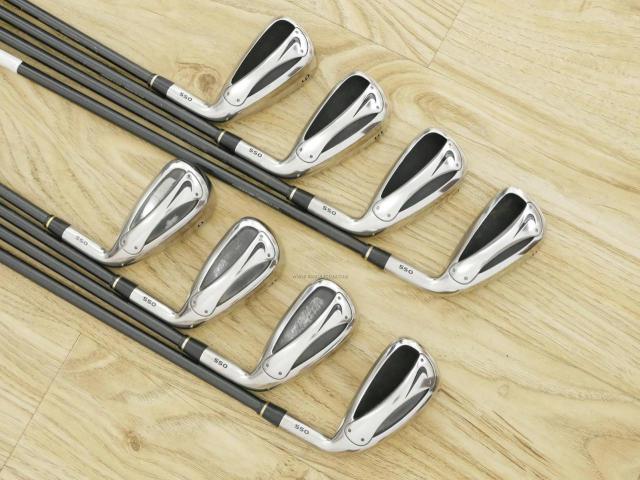 Iron set : Other Brand : ชุดเหล็ก Nike Slingshot OSS (ใบใหญ่ ตีง่าย) มีเหล็ก 3-Pw (8 ชิ้น) ก้านกราไฟต์ Flex R