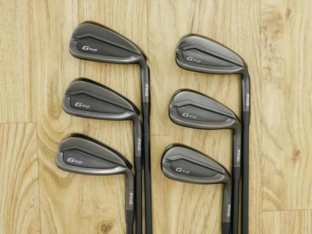 Iron set : Ping : ชุดเหล็ก Ping G710 (ปี 2021 Japan Spec. ใบใหญ่ ง่ายที่สุด ไกลที่สุดของ Ping) มีเหล็ก 6-Pw,Aw (6 ชิ้น) ก้านกราไฟต์ Ping ALTA Distanza 40 Flex R