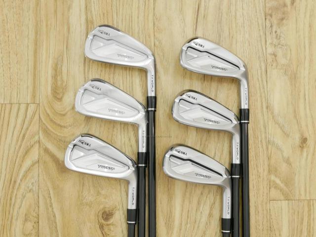 Iron set : Honma : ชุดเหล็ก Honma Tour World TW757P (รุ่นล่าสุด ออกปี 2022) มีเหล็ก 5-Pw (6 ชิ้น) ก้านกราไฟต์ Honma Vizard 50 Flex R