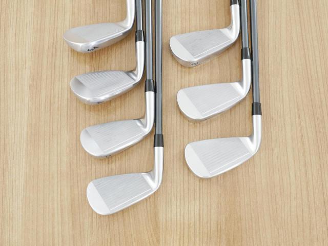 Iron set : Yamaha : ชุดเหล็ก Yamaha Inpres DriveStar Type S (รุ่นล่าสุด ออกปี 2024 ตีไกลที่สุด ไกลกว่าเหล็กทั่วไป 2 เบอร์ หน้าเด้งมากๆ) มีเหล็ก 6-Pw,Aw,As (7 ชิ้น) ก้านกราไฟต์ Fujikura Speeder NX M-425i Flex SR
