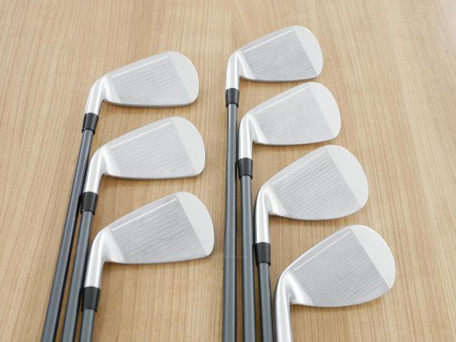 Iron set : Yamaha : ชุดเหล็ก Yamaha Inpres DriveStar Type S (รุ่นล่าสุด ออกปี 2024 ตีไกลที่สุด ไกลกว่าเหล็กทั่วไป 2 เบอร์ หน้าเด้งมากๆ) มีเหล็ก 6-Pw,Aw,As (7 ชิ้น) ก้านกราไฟต์ Fujikura Speeder NX M-425i Flex SR