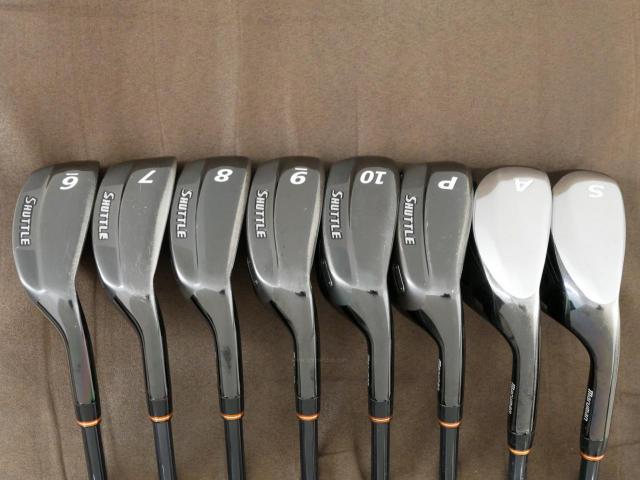 Iron set : Maruman : ชุดเหล็กกระเทย Maruman Shuttle i3000x (ตีง่ายสุดๆ) มีเหล็ก 6-10,Pw,Aw,Sw (8 ชิ้น เทียบเท่า 5-Pw,Aw,Sw) ก้านกราไฟต์ Flex R