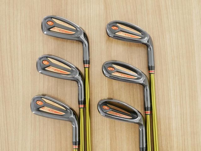Iron set : Tsuruya : ชุดเหล็ก Tsuruya AXEL Gold Premium IV (รุ่นปี 2021 ของใหม่ 7 หมื่นกว่าบาท หน้าเด้งสุดๆ ไกลสุดๆๆ) มีเหล็ก 7-Pw,Aw,As (6 ชิ้น) ก้านกราไฟต์ Flex R (Light Weight)
